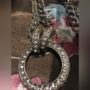 Paparazzi Rhinestone circle necklace
